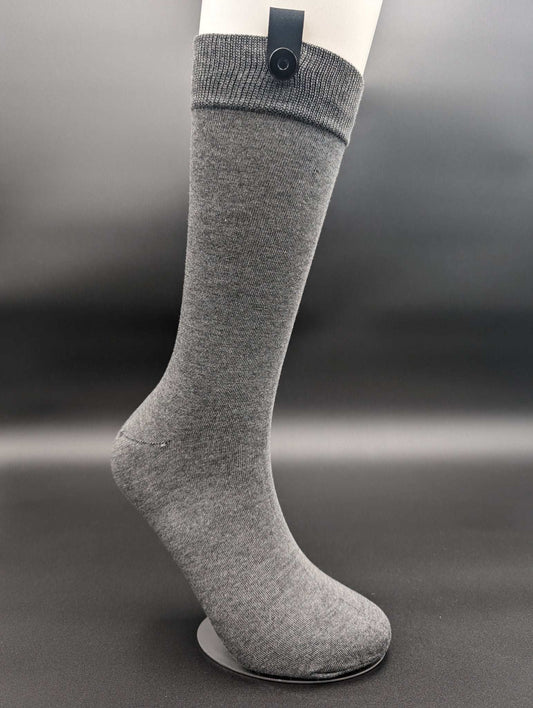 Greenland Grey Boardroom Socks – Magnetic Lock and Loop Design - Le Loxx