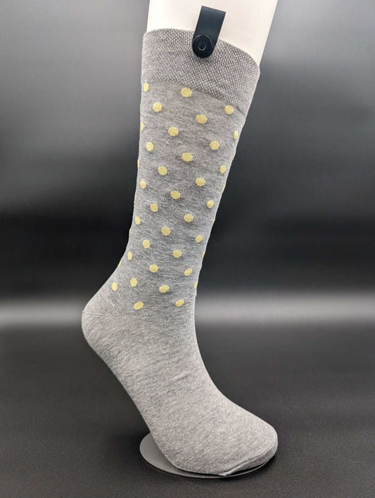 Alaskan Summer Polka Dot Crew socks - Le Loxx