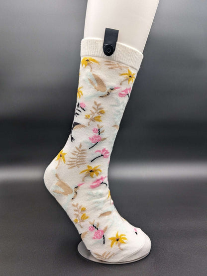 Blossom novelty Crew sock - Le Loxx