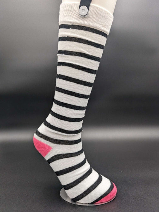 Lilly Knee Socks – Magnetic Lock and Loop Design - Le Loxx