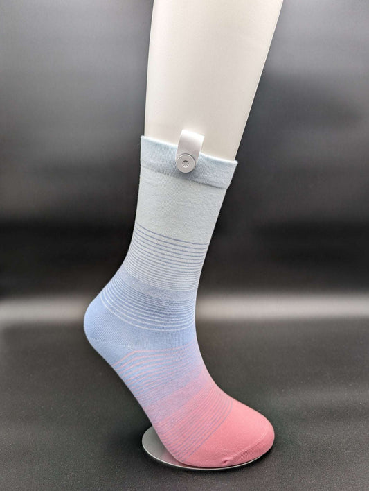 Corona Del Mar Purple Crew socks - Le Loxx