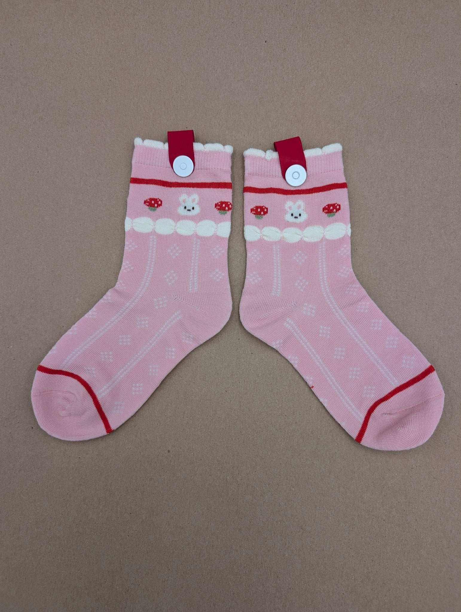 Lune Cotton Candy Kids Socks – Magnetic Lock and Loop Design - Le Loxx