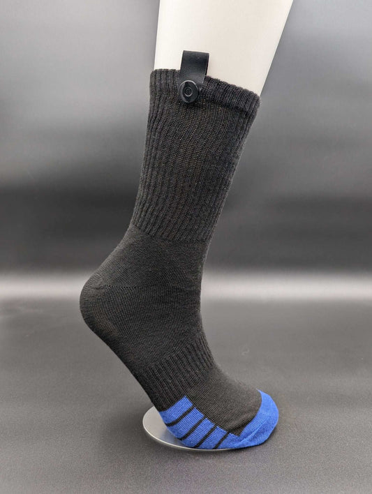 Boulder Blue Crew socks - Le Loxx