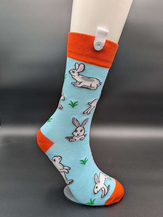 Phoenix Rabbit Crew Socks – Magnetic Lock and Loop Design - Le Loxx