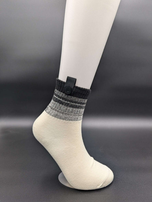 Aspen Blond high ankle socks - Le Loxx