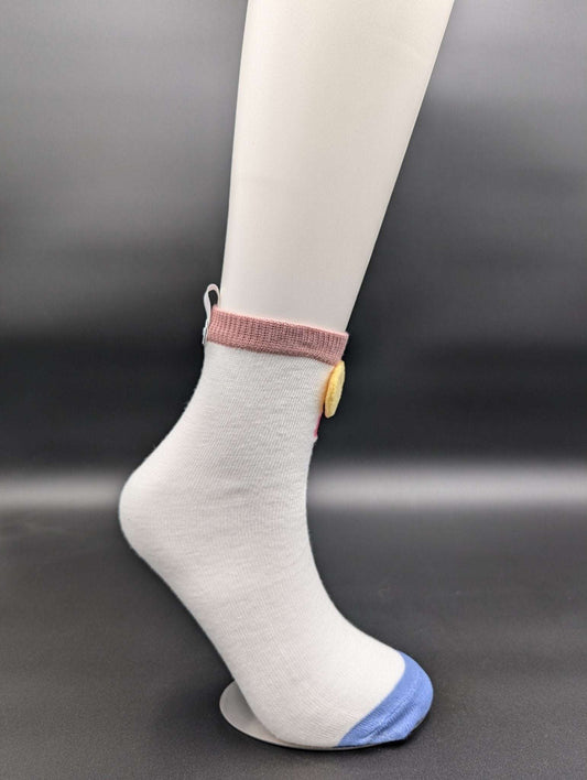 Billy White high ankle socks - Le Loxx
