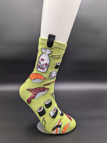 San Francisco Sushi novelty Crew socks - Le Loxx