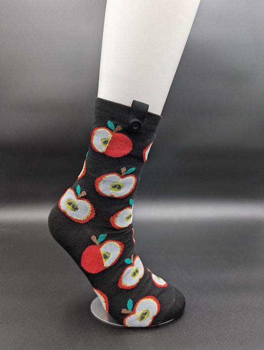 Hawaii Apple Crew Socks – Magnetic Lock and Loop Design - Le Loxx
