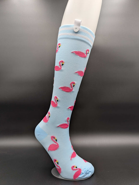Florida Flamingo women's compression socks - Le Loxx