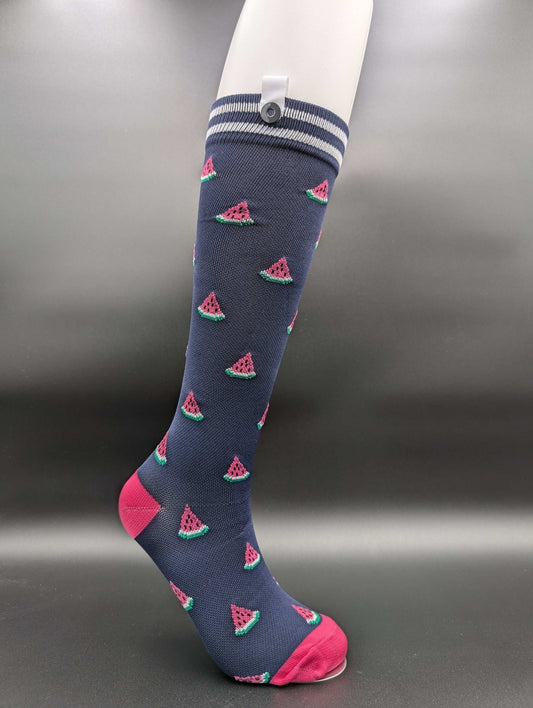 Florida Watermelon women's compression socks - Le Loxx