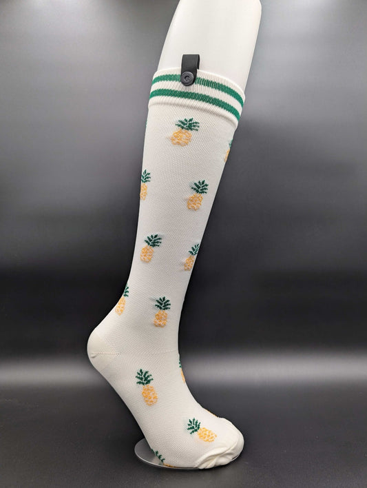 Florida Pineapple women's compression socks - Le Loxx