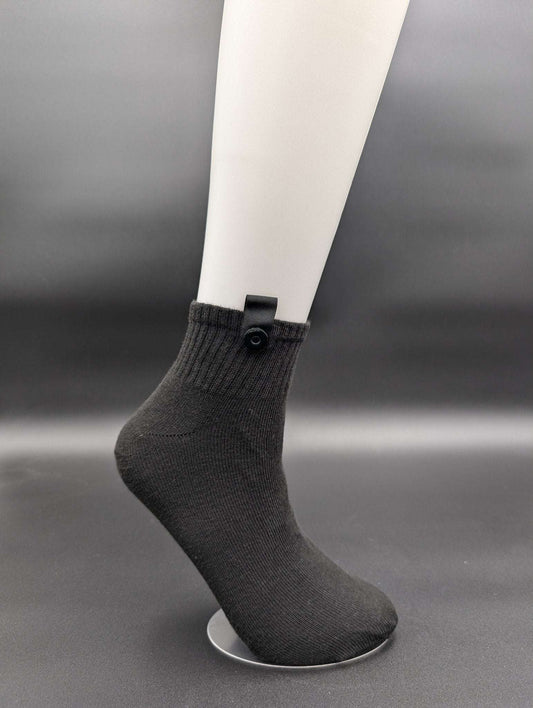 Santa Monica Mid Cut Ankle Socks – Magnetic Lock and Loop Innovation - Le Loxx