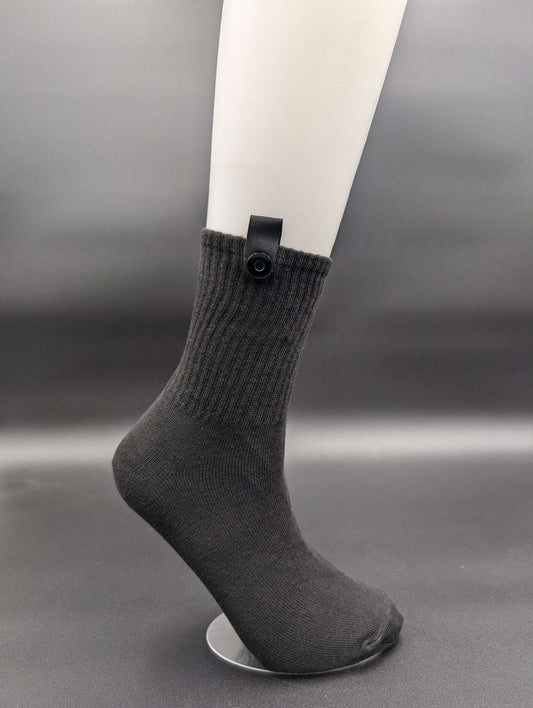 Monterey Crew Socks – Magnetic Lock and Loop Design - Le Loxx