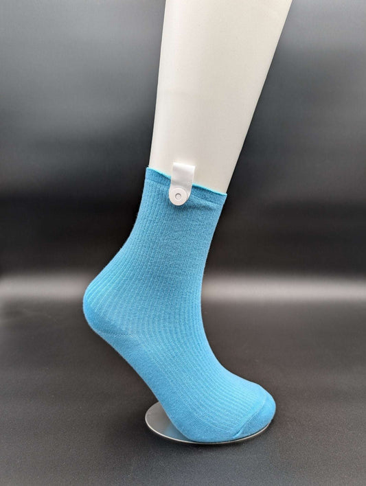 Estes Light Blue ankle socks - Le Loxx