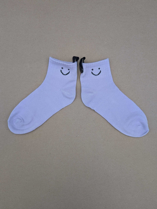 Joy Lilac Kids Socks – Magnetic Lock and Loop Design - Le Loxx