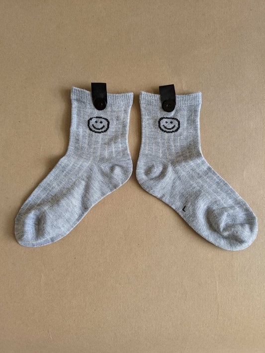 Cuties Grey kids socks - Le Loxx