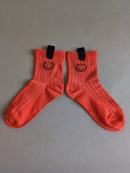 Cuties Orange kids socks - Le Loxx
