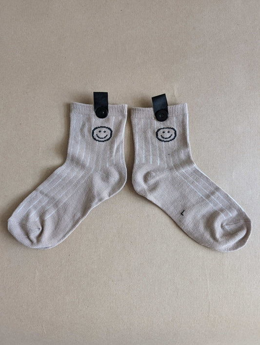 Cuties Beige kids socks - Le Loxx