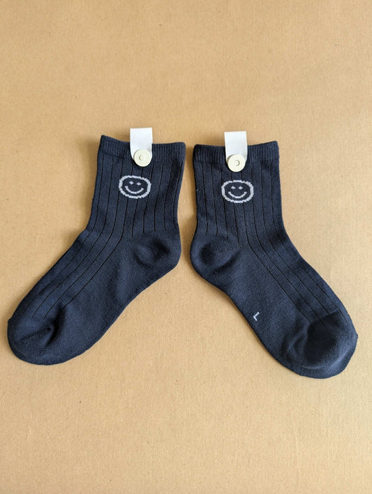 Cuties Navy Blue kids socks - Le Loxx
