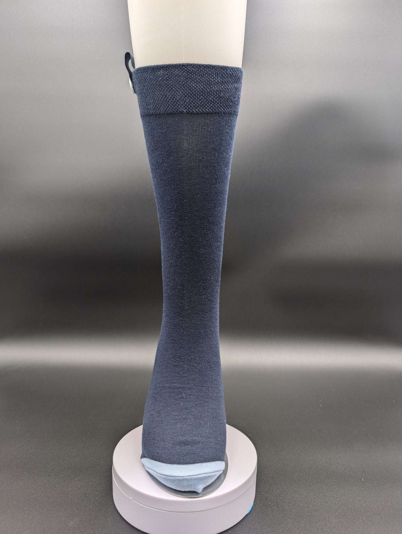 Alaskan Summer Blue Crew socks - Le Loxx
