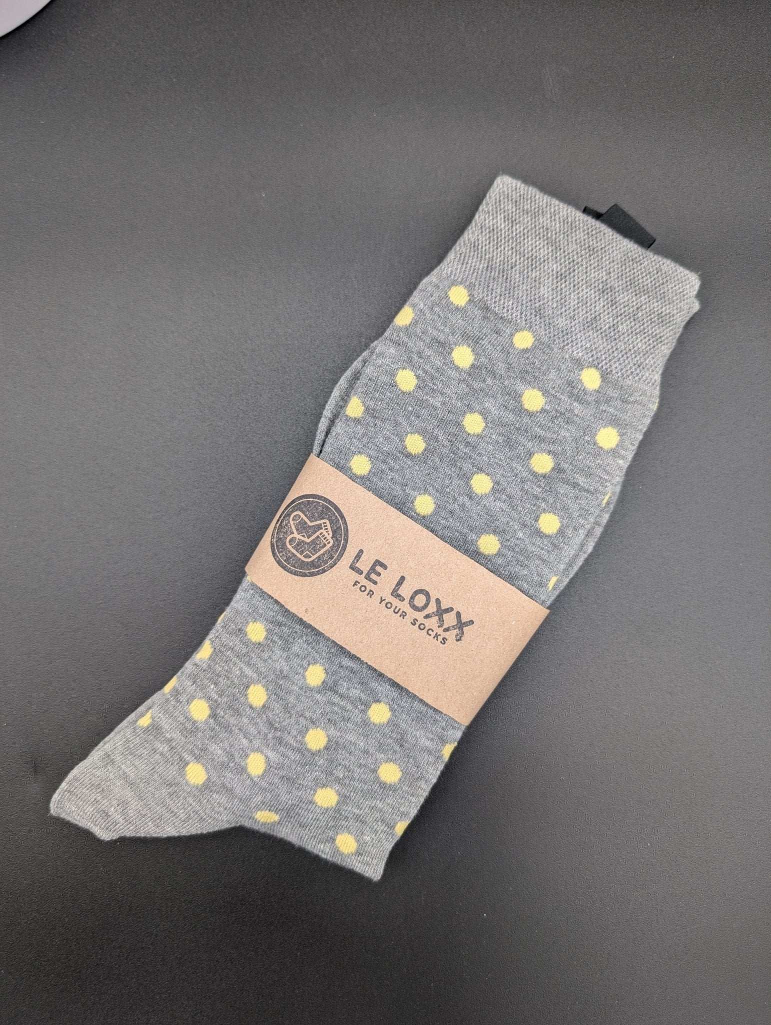 Alaskan Summer Polka Dot Crew socks - Le Loxx