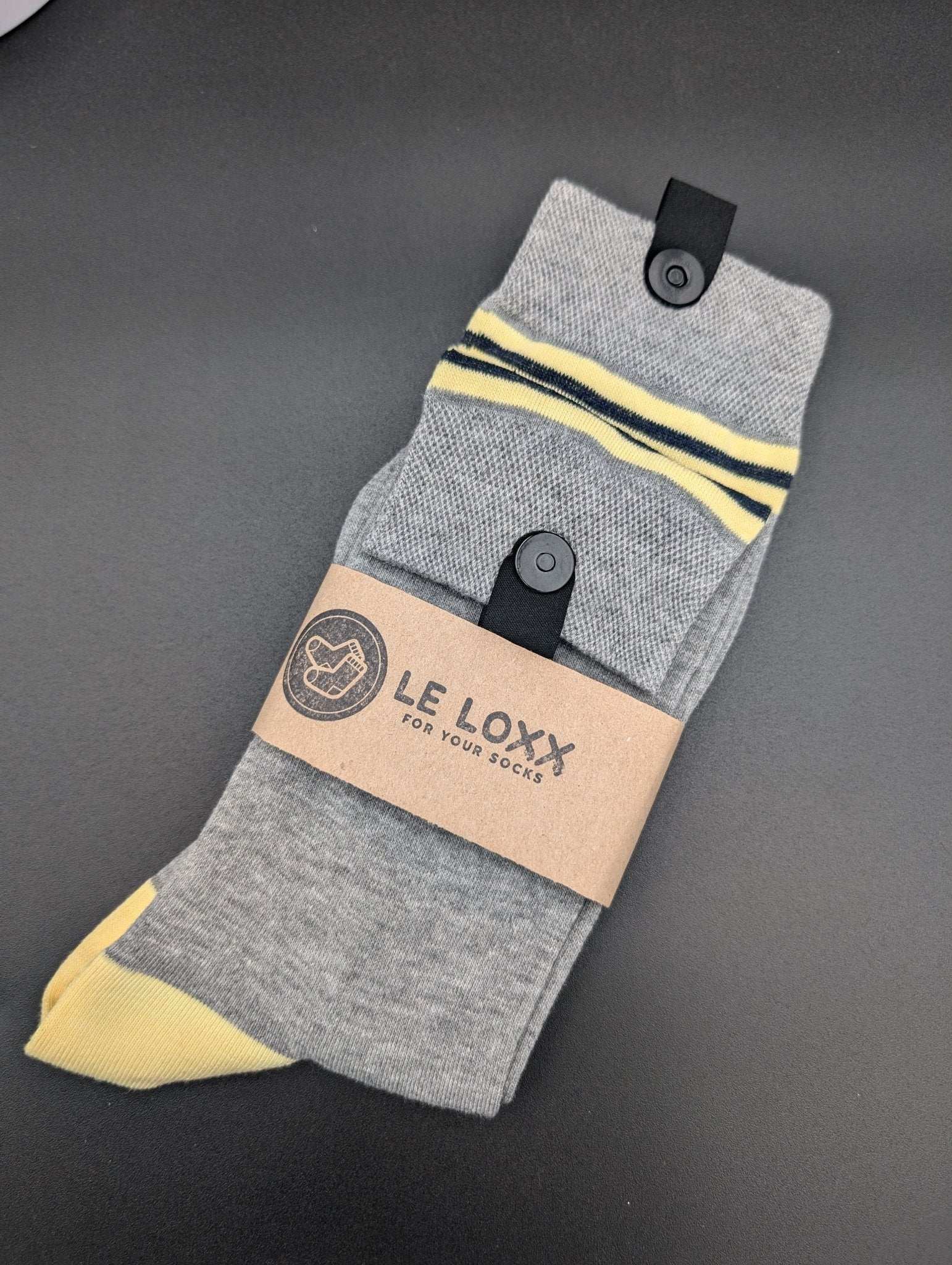 Alaskan Summer Stripe Crew socks - Le Loxx