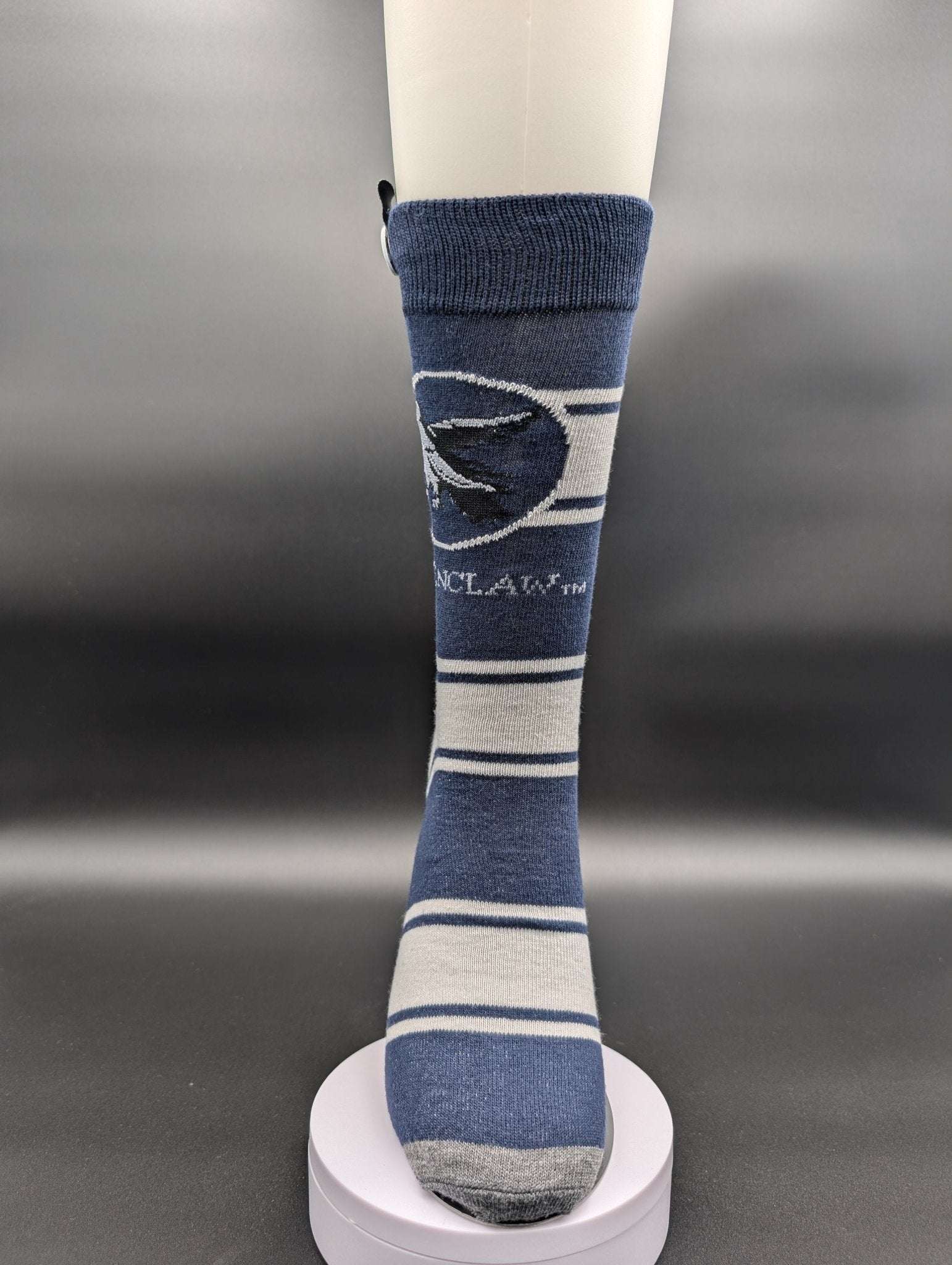 Witch & Warlock Blue Crew Socks – Magnetic Lock and Loop Design - Le Loxx