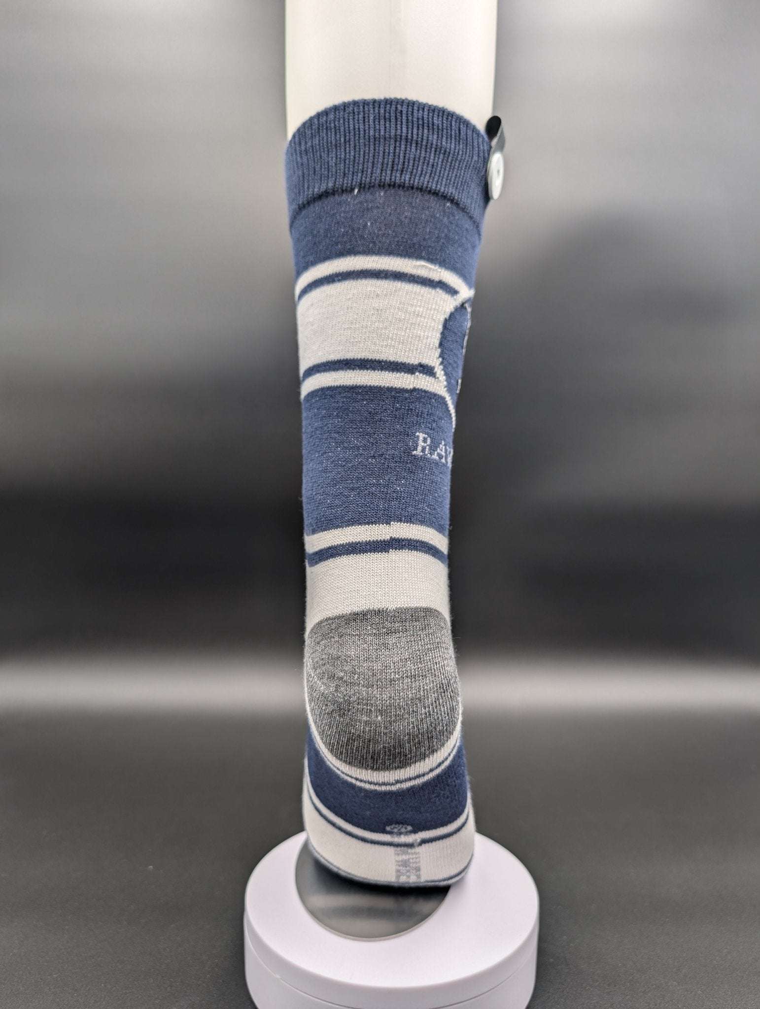 Witch & Warlock Blue Crew Socks – Magnetic Lock and Loop Design - Le Loxx