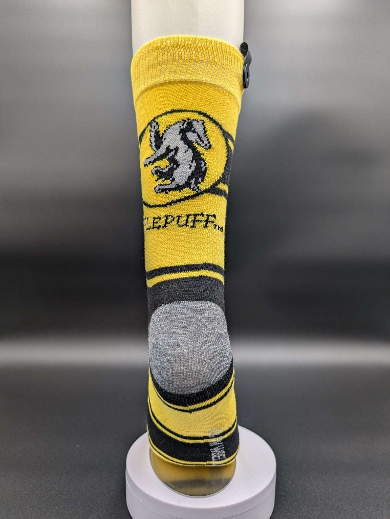 Witch & Warlock Yellow Crew Socks – Magnetic Lock and Loop Design - Le Loxx
