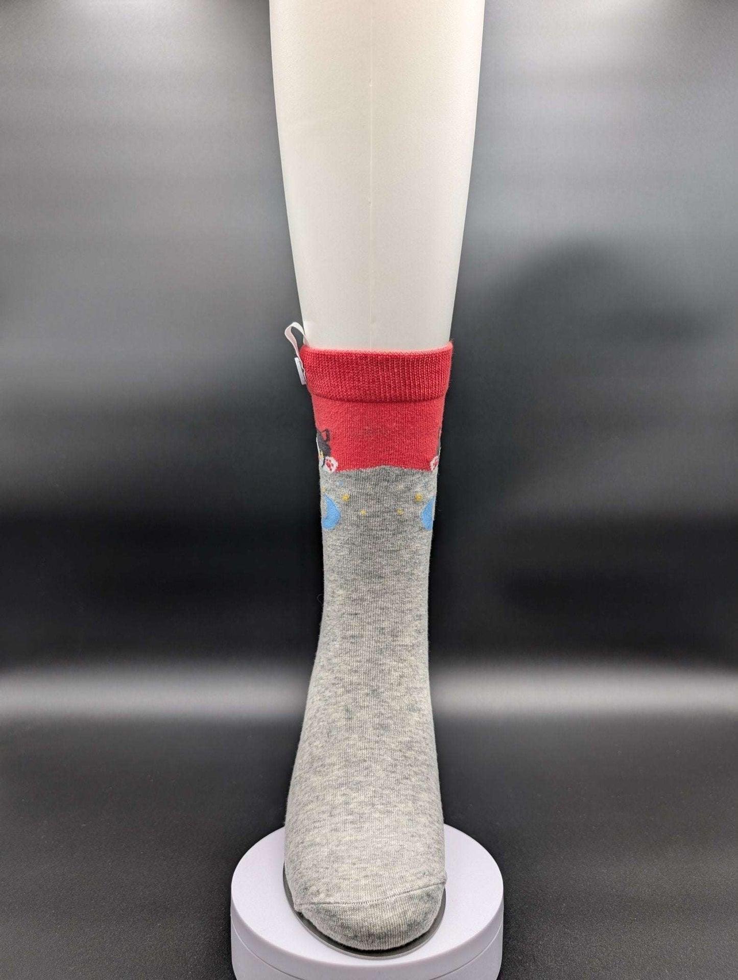 Bali Red high ankle socks - Le Loxx
