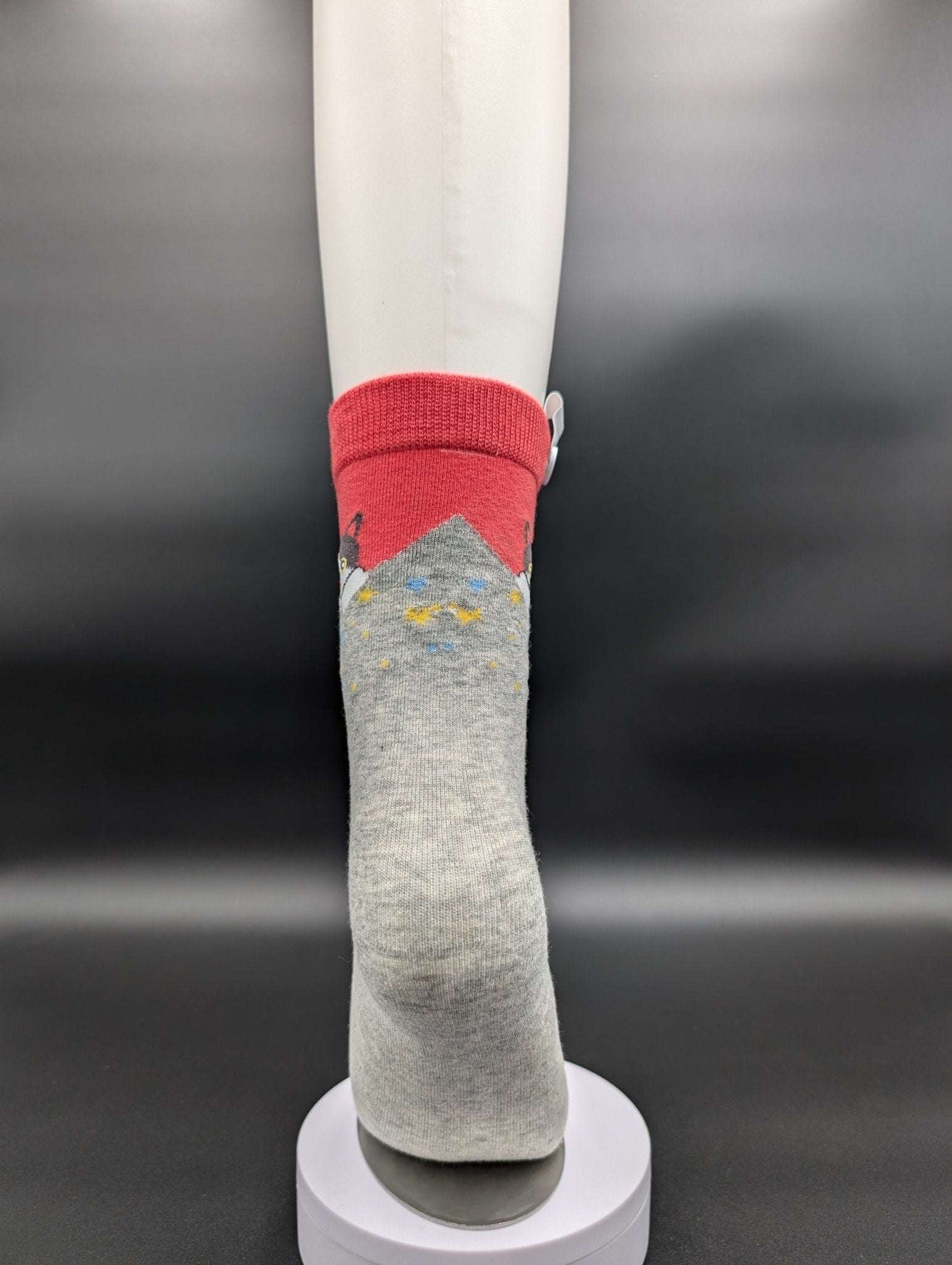Bali Red high ankle socks - Le Loxx
