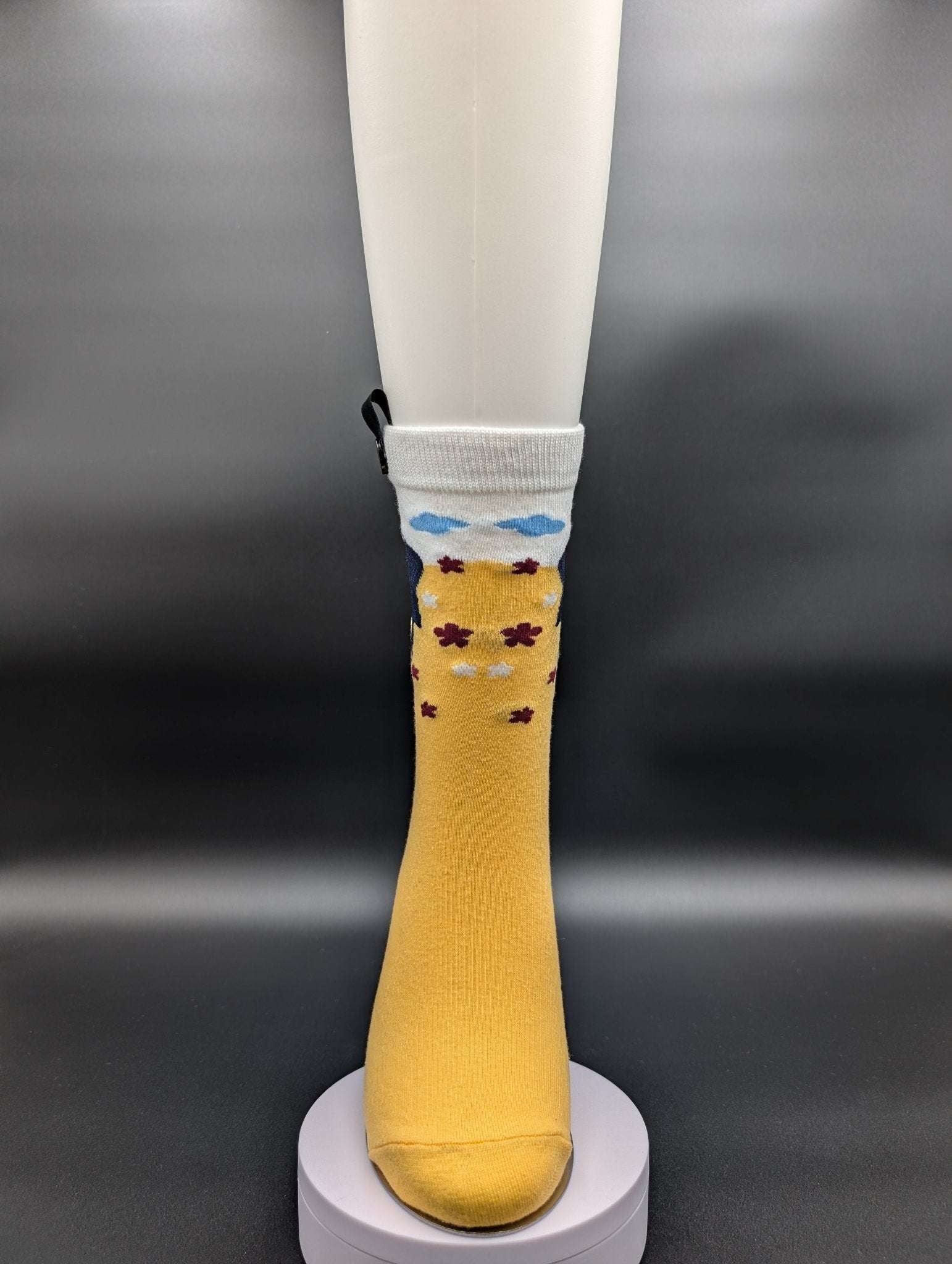 Bali Yellow high ankle socks - Le Loxx