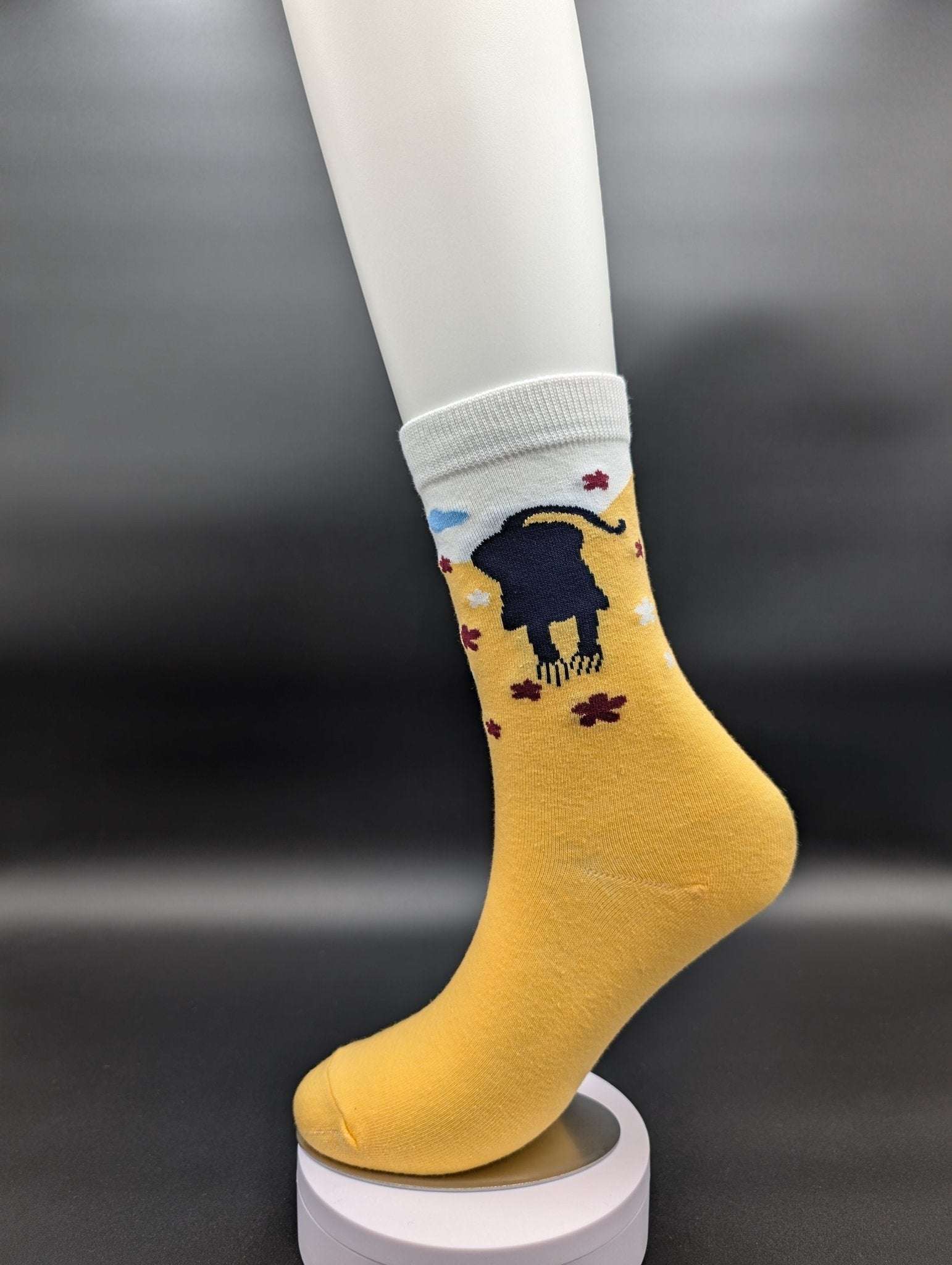 Bali Yellow high ankle socks - Le Loxx