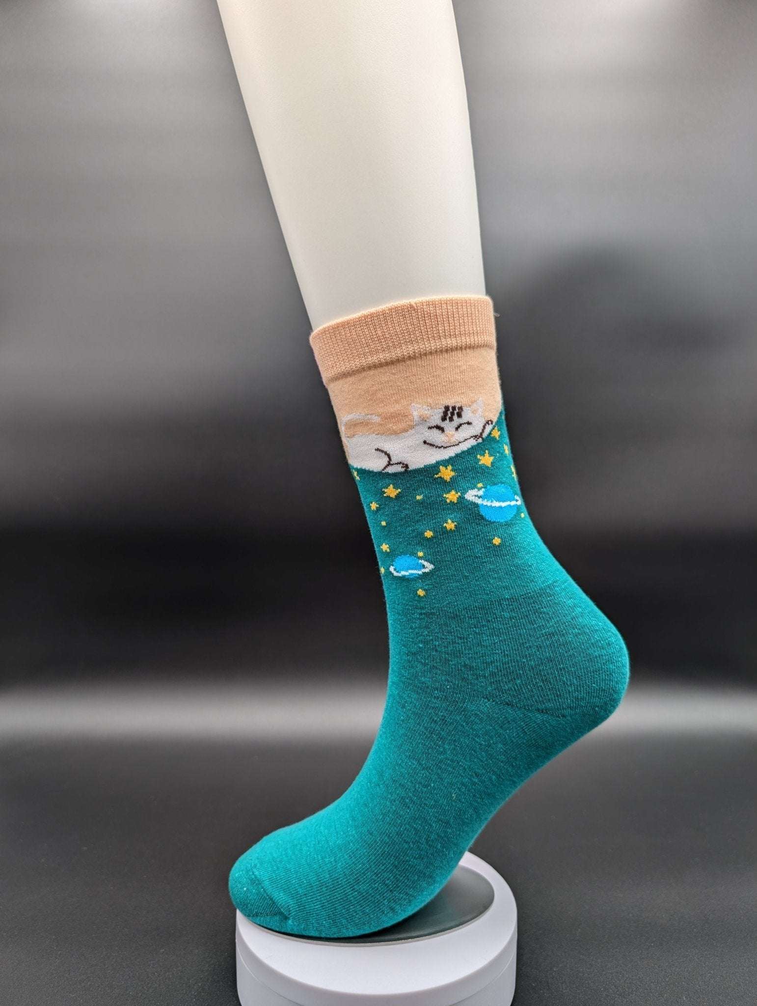 Bali Green high ankle socks - Le Loxx