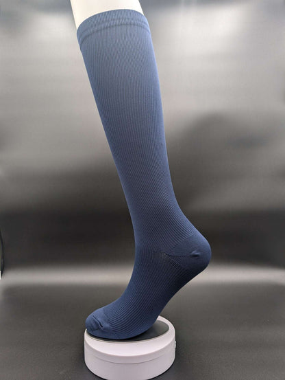 Berlin Navy Blue compression socks - Le Loxx