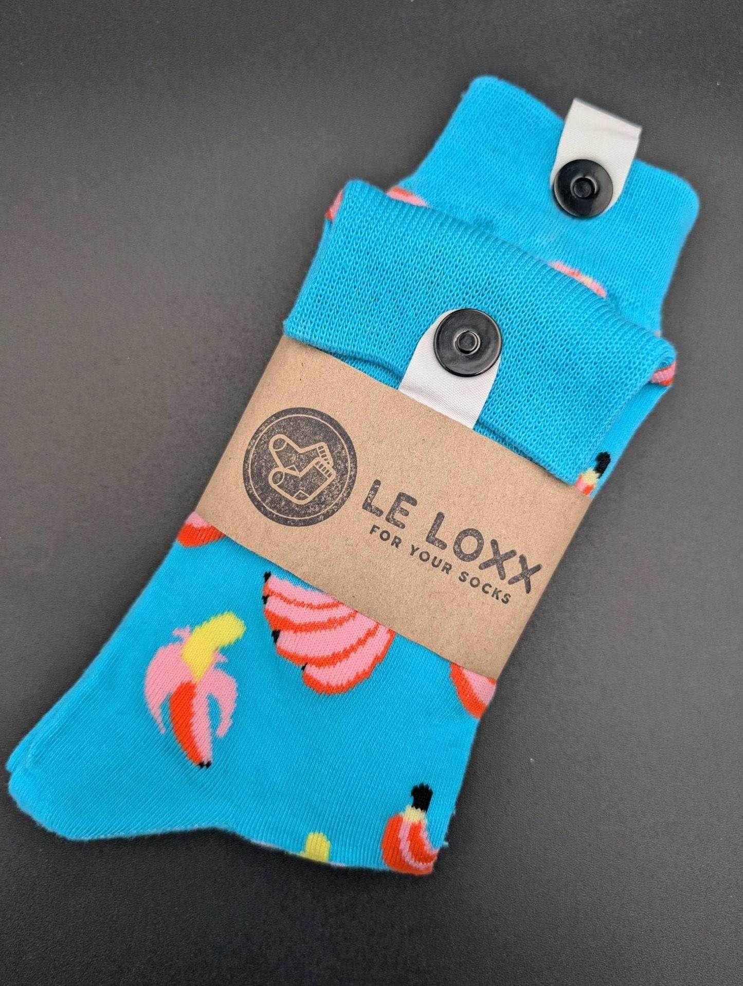 Hawaii Banana Crew Socks – Magnetic Lock and Loop Design - Le Loxx