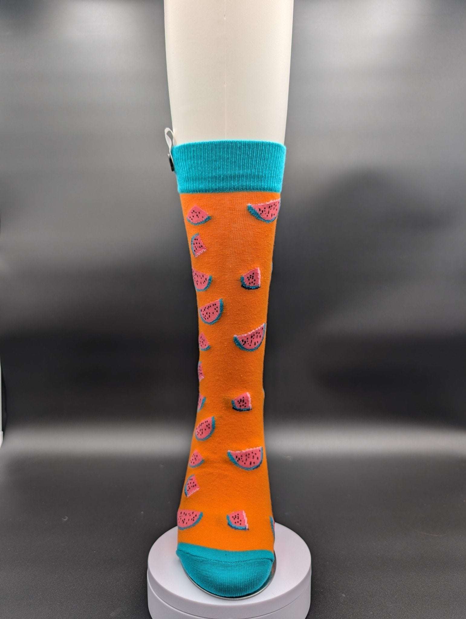 Hawaii Orange Watermelon Crew Socks – Magnetic Lock and Loop Design - Le Loxx
