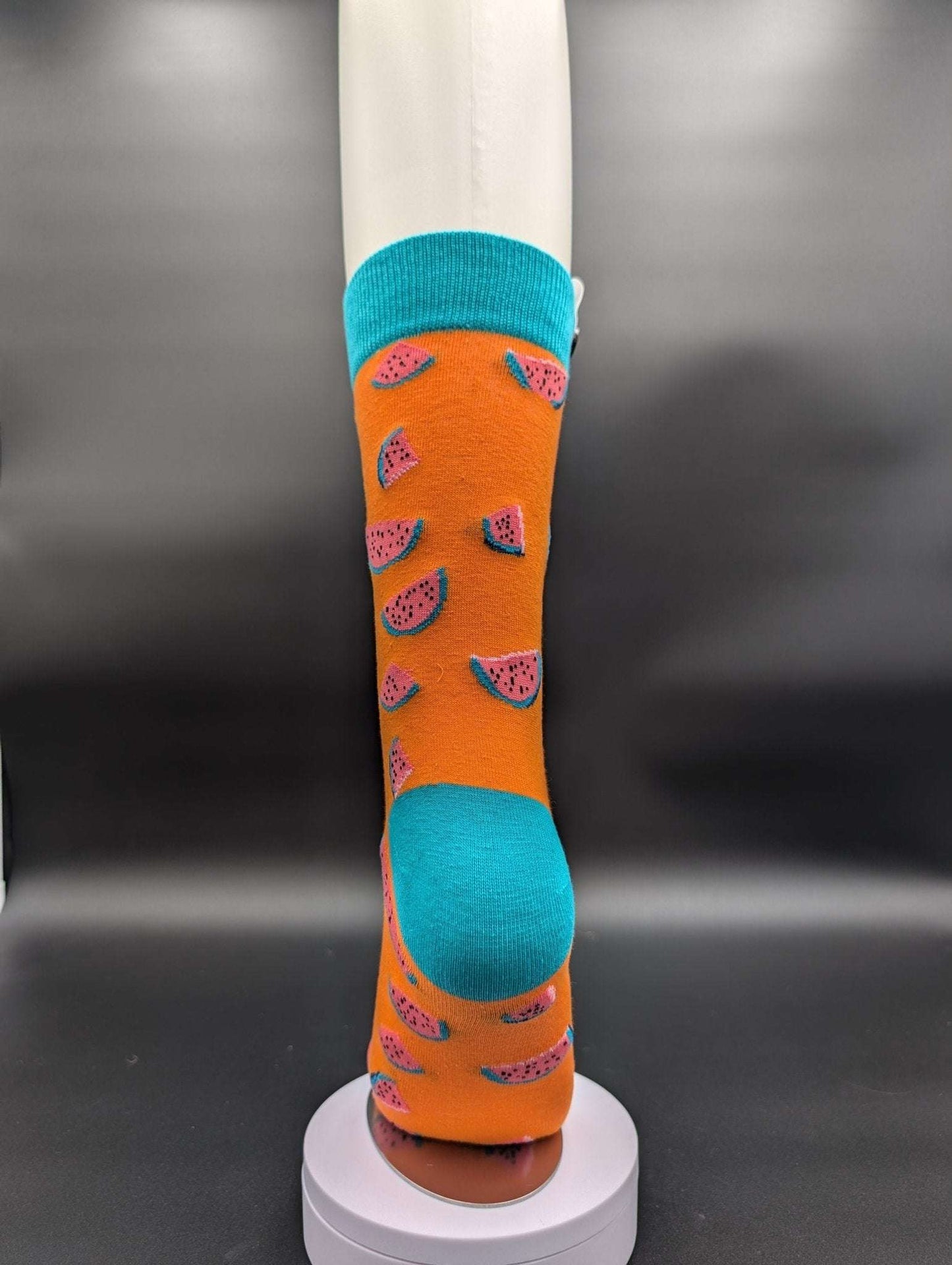 Hawaii Orange Watermelon Crew Socks – Magnetic Lock and Loop Design - Le Loxx