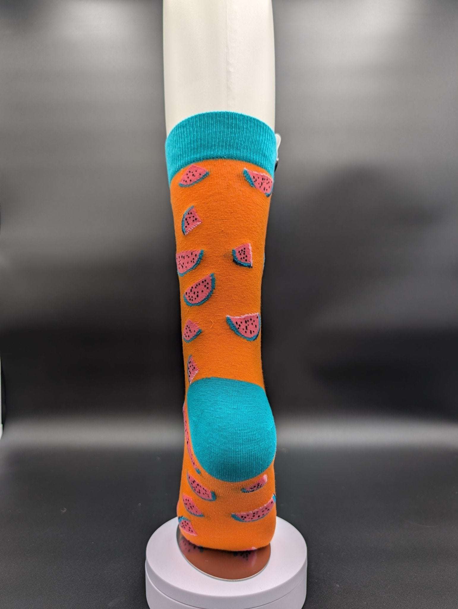 Hawaii Orange Watermelon Crew Socks – Magnetic Lock and Loop Design - Le Loxx