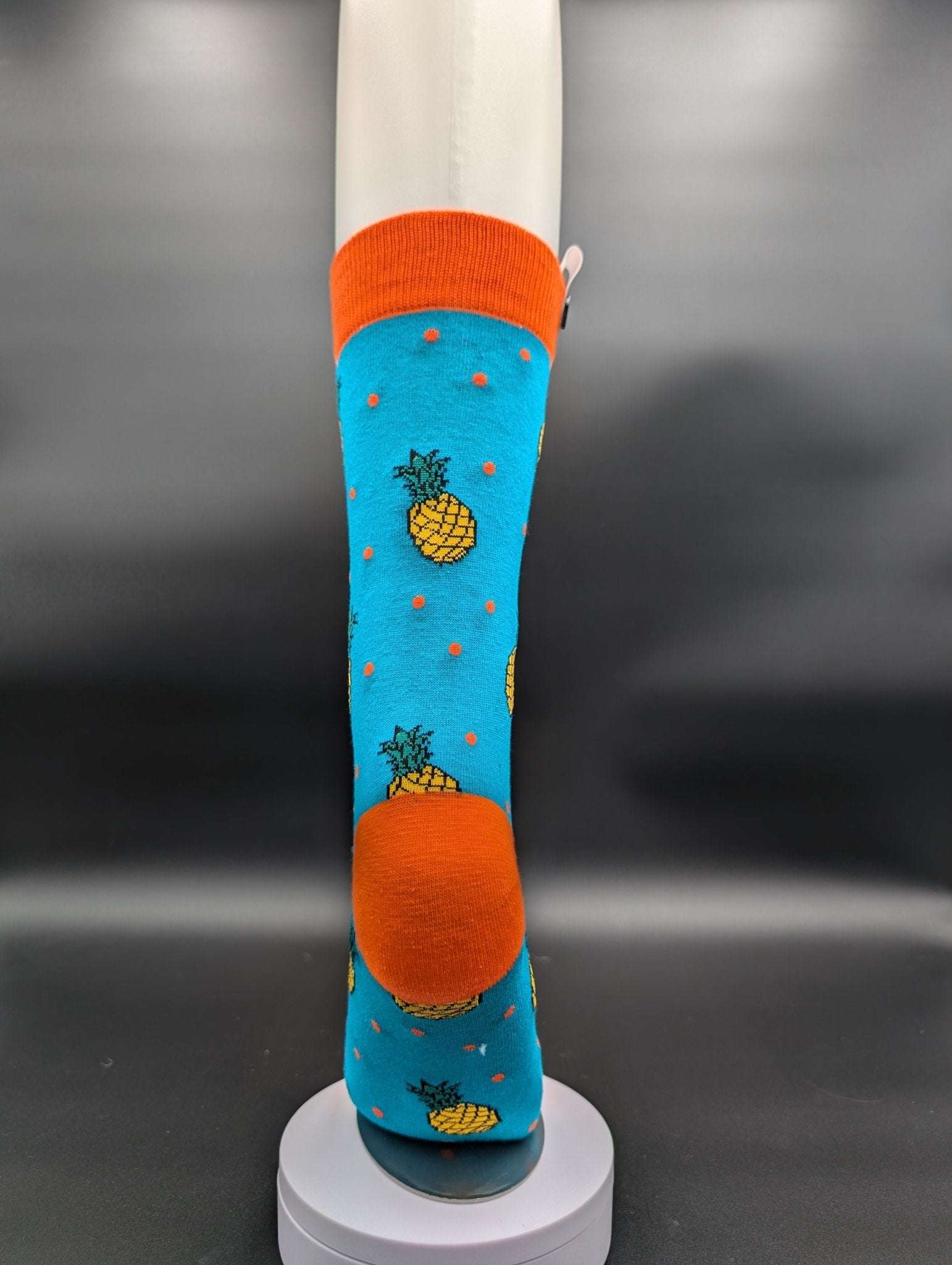 Hawaii Blue Pineapple Crew Socks – Magnetic Lock and Loop Design - Le Loxx