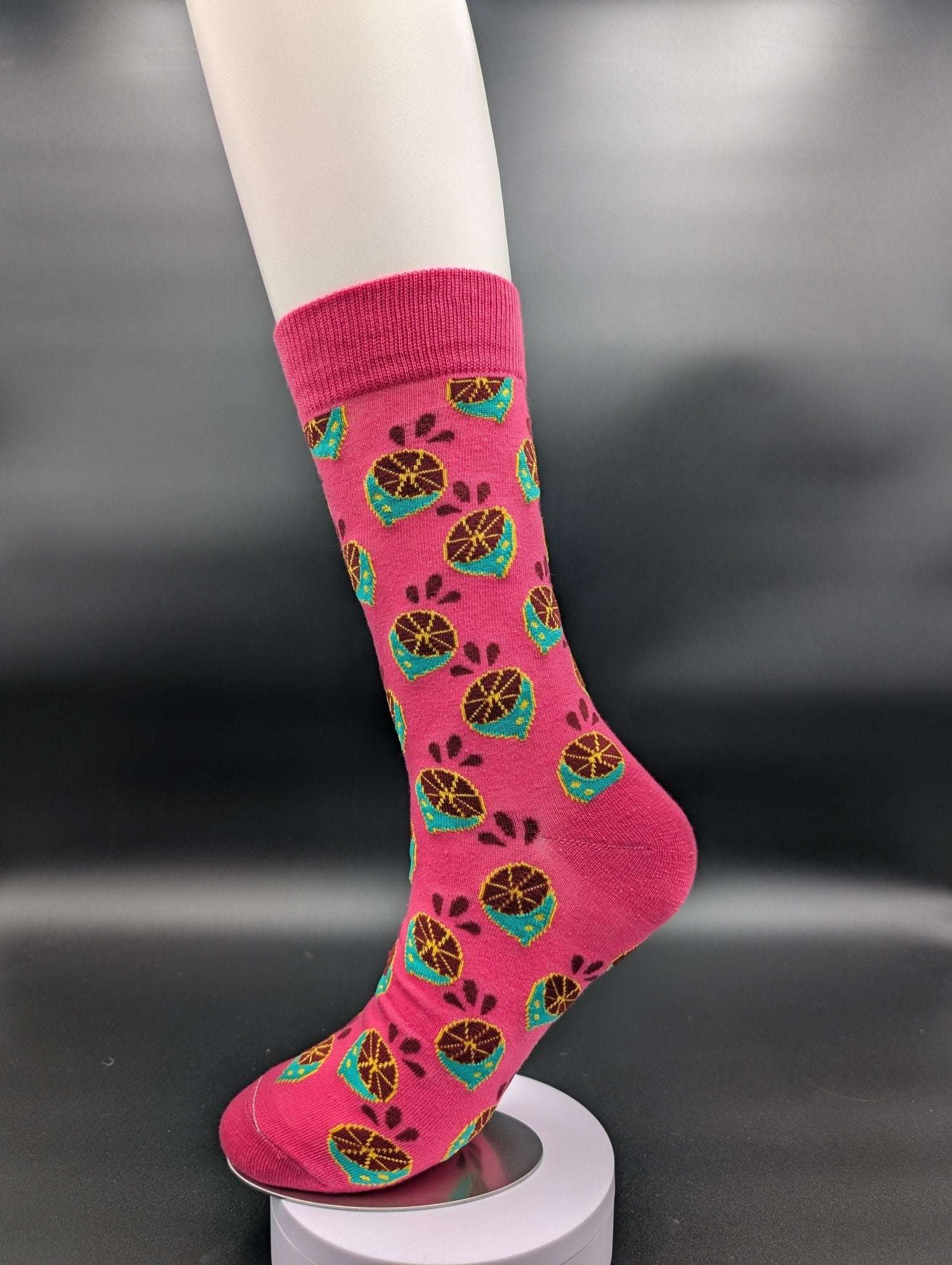 Hawaii Pink Guava Crew Socks – Magnetic Lock and Loop Design - Le Loxx