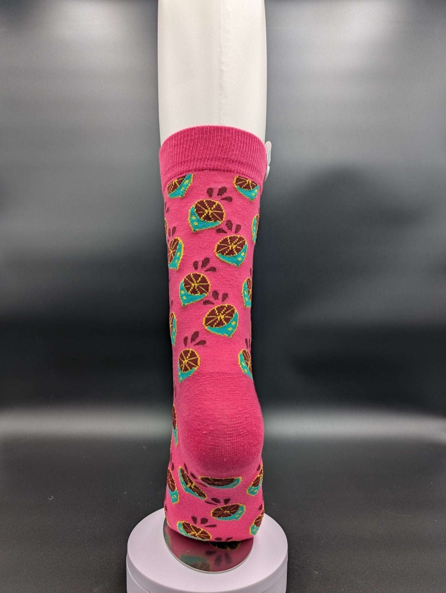 Hawaii Pink Guava Crew Socks – Magnetic Lock and Loop Design - Le Loxx