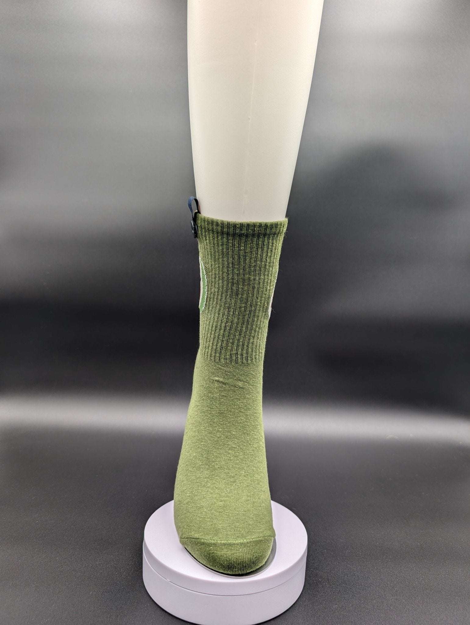 Honolulu Avocado Crew Socks – Magnetic Lock and Loop Design - Le Loxx