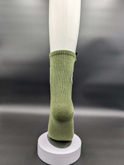 Honolulu Avocado Crew Socks – Magnetic Lock and Loop Design - Le Loxx