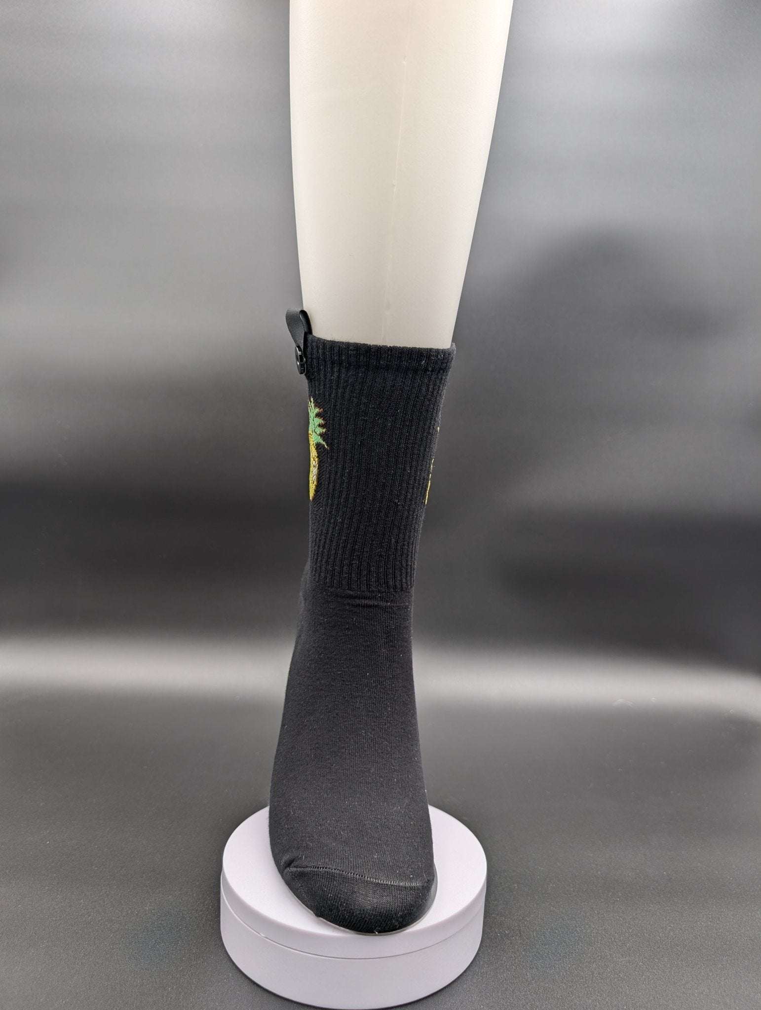 Honolulu Pineapple Crew Socks – Magnetic Lock and Loop Design - Le Loxx