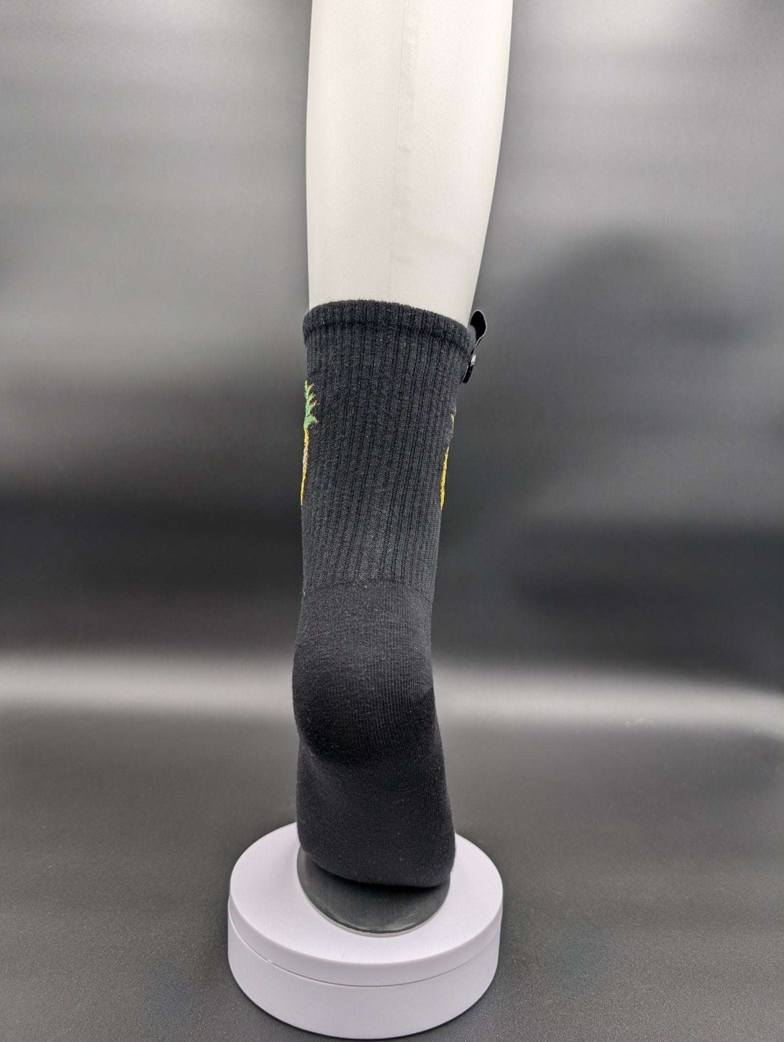 Honolulu Pineapple Crew Socks – Magnetic Lock and Loop Design - Le Loxx