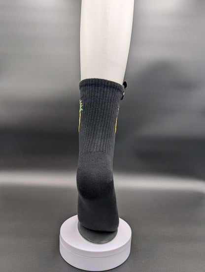 Honolulu Pineapple Crew Socks – Magnetic Lock and Loop Design - Le Loxx