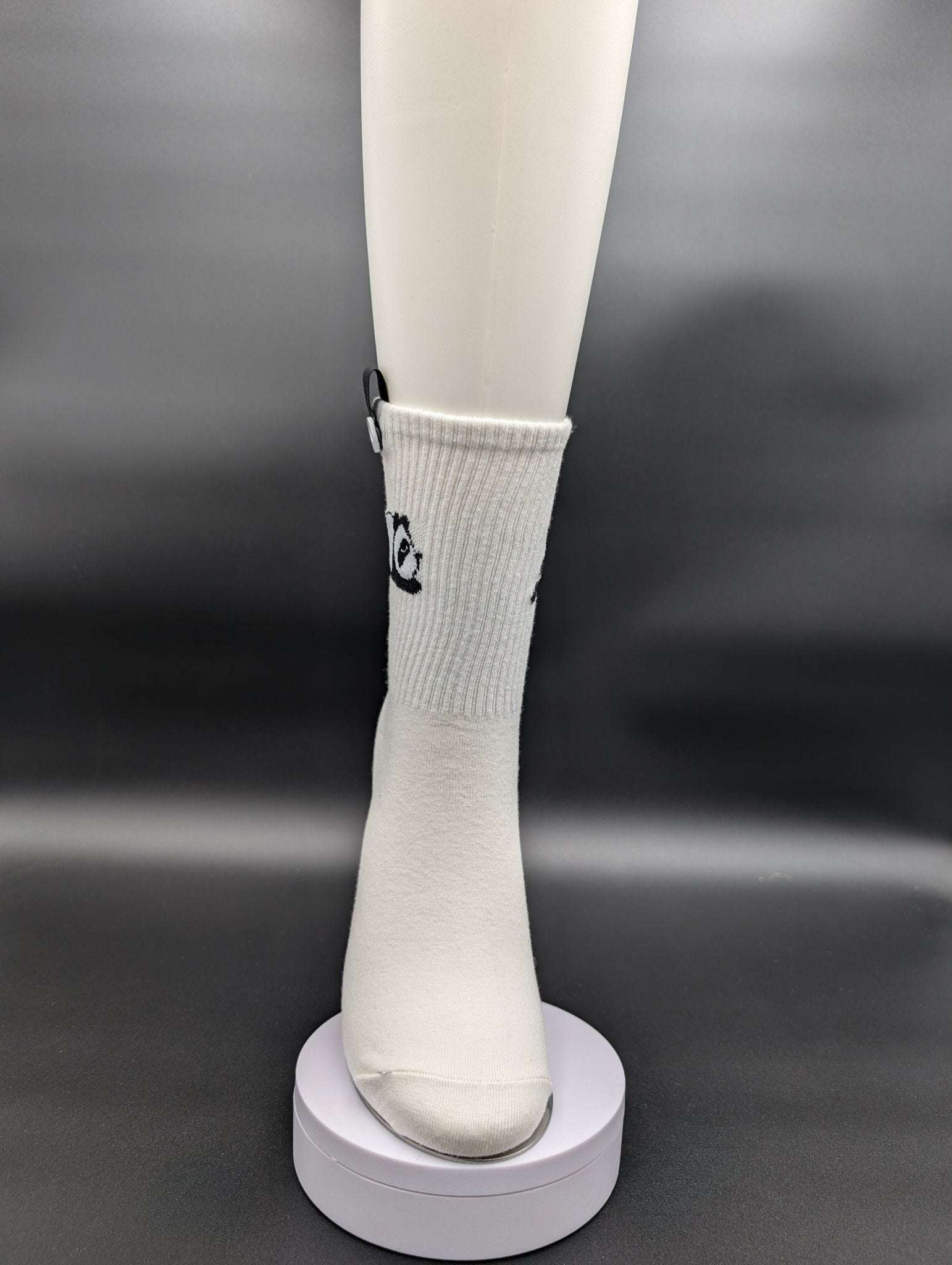 Honolulu Panda Crew Socks – Magnetic Lock and Loop Design - Le Loxx