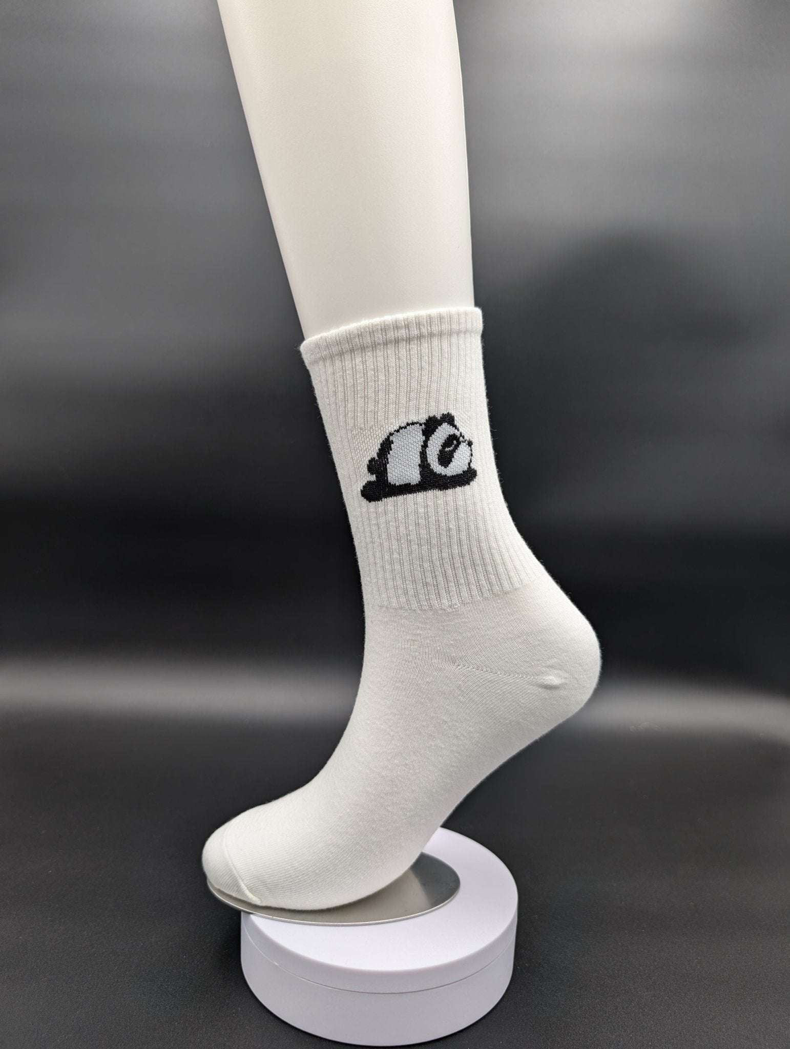 Honolulu Panda Crew Socks – Magnetic Lock and Loop Design - Le Loxx