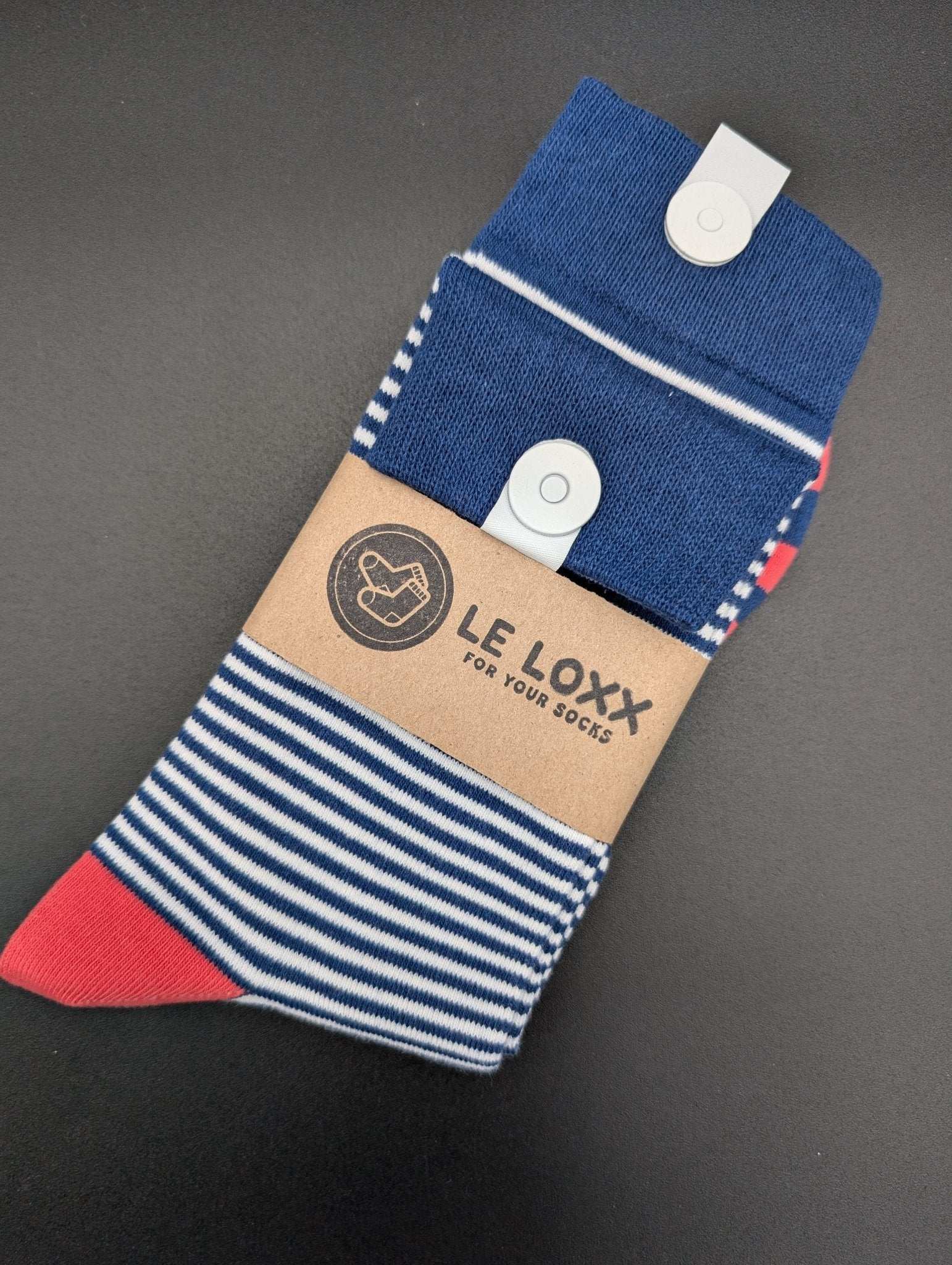 Lisbon Love My Loxx Executive Socks – Magnetic Lock and Loop Design - Le Loxx